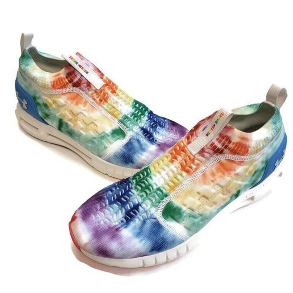 Unisex Mens Size 11.5 Womens 13 UA HOVR Phantom Slip “Pride” TD Shoe 3022791-400 - Picture 4 of 8